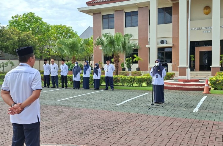 (13/04/2026) Apel Senin Pagi PA Demak, Teguhkan Komitmen Disiplin dan Integritas Aparatur