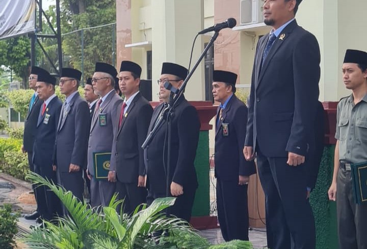 (19/08/2025) PA Demak dan PN Demak Gelar Upacara Bersama Peringati HUT Mahkamah Agung RI ke-80